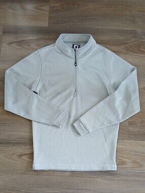 FootJoy Junior Midlayer Golf Pullover Size Medium Grey